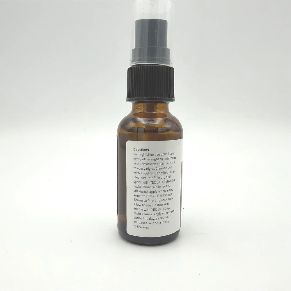 Yeouth‎ Retinol Serum 1 fl oz Brown New Hyaluronic Acid Vitamin E Aloe Vera